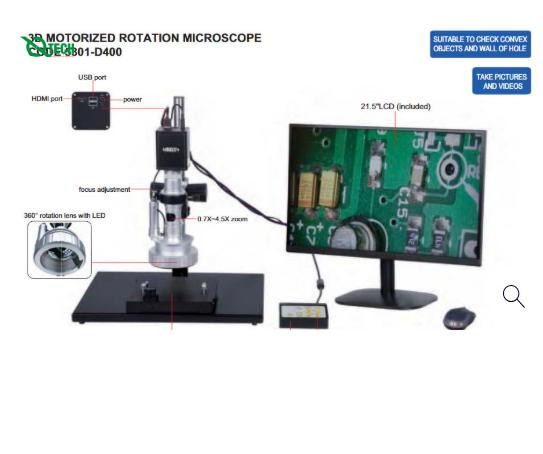Kính hiển vi đo lường Insize 5301-D400 (15~100X; 1920x1080; kèm màn hình 21.5'')