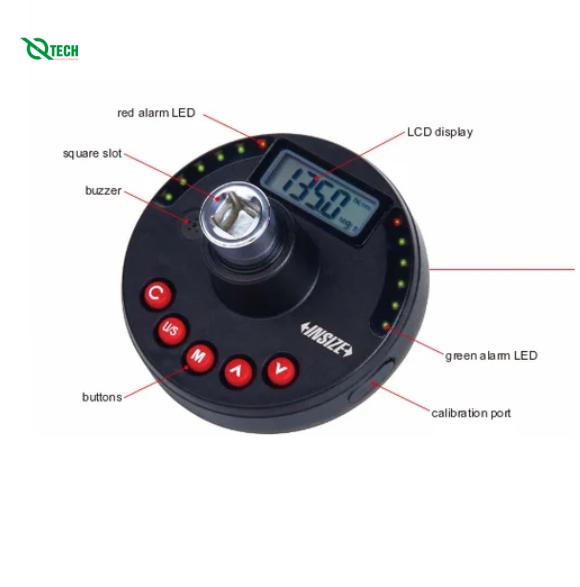 Thiết bị đo góc xiết của cờ lê lực Insize IST-5W200A (40~200N.m)