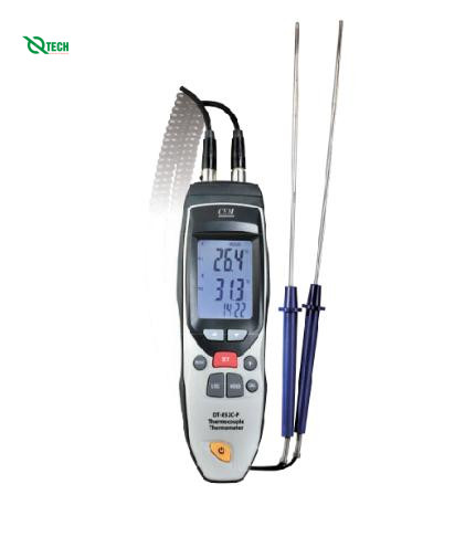 Máy đo nhiệt độ cặp nhiệt loại K/J CEM DT-852A-P (-200°C-850°C)