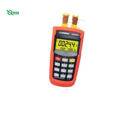 Máy đo nhiệt độ OMEGA HH802U (đầu vào J/K, 2CH, -200 ~ 1370 °C)