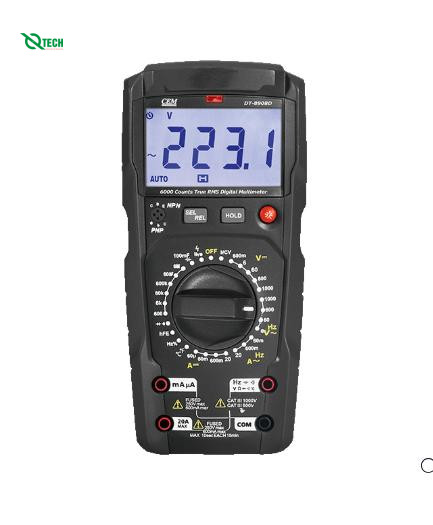 Đồng hồ vạn năng CEM DT-8908D (True RMS, DC/AC 1000V, 20A)