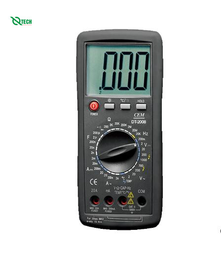 Đồng hồ vạn năng CEM DT-2006 (DC1000V-AC700V, AC/DC-20A)