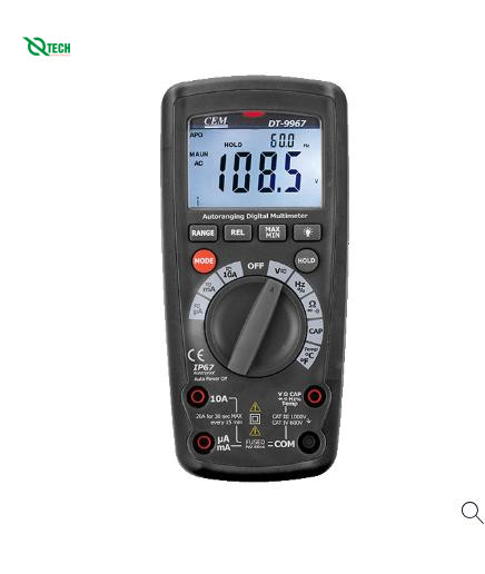 Đồng hồ vạn năng CEM DT-9969 (True RMS, AC/DC 1000V,10A)