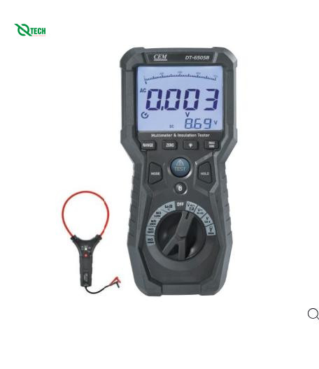 Đồng hồ vạn năng tích hợp đo điện trở cách điện CEM DT-6505B (1000V, 3000A, 0.125~4000MΩ)
