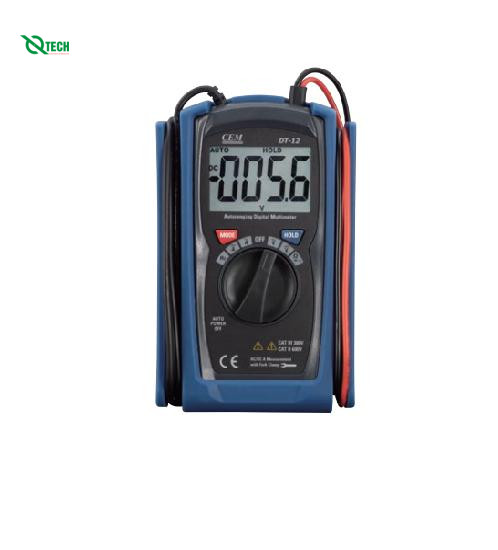 Đồng hồ vạn năng cầm tay CEM DT-12T (600VDC,±(1.3%±2d))