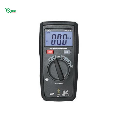Đồng hồ vạn năng cầm tay CEM DT-212H (True RMS, 600VDC, 600mADC)