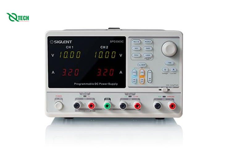 Nguồn DC lập trình SIGLENT SPD3303C (32V/3.2 A×2, 2.5V/3.3V/5V 3.2Ax1)