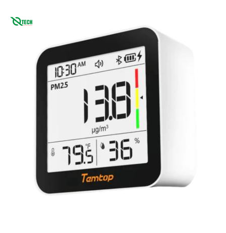 Máy đo chất lượng không khí Temtop M10+ (0~5mg/m³, 400-5000ppm, có kết nối bluetooth)