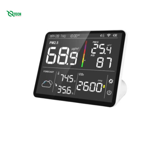 Máy đo chất lượng không khí Temtop M100 (0-5000 PPM, 0-999 µg/m3, có kết nối Wifi 2.4GHz/5GHz)