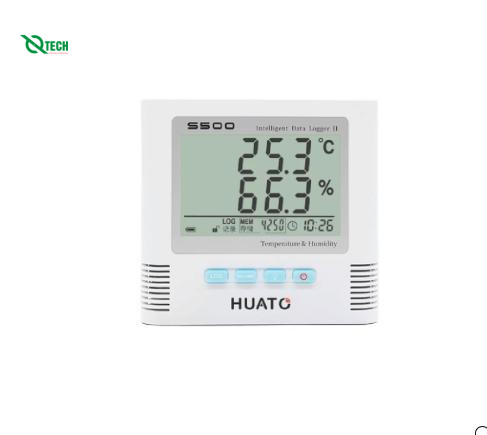 Thiết bị đo và ghi dữ liệu nhiệt độ, độ ẩm HUATO S500-TH (-20 ~ 70°C; 0-100%RH)
