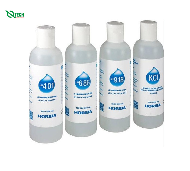 Bộ dung dịch chuẩn pH theo Tiêu chuẩn NIST HORIBA 501-S (250 mL; 4.01/6.86/9.18/KCl 3.33M)