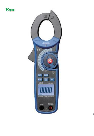 Ampe kìm AC CEM DT-355H (True RMS, 1000AAC)