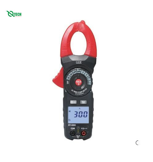 Ampe kìm AC CEM DT-333H (True RMS, 400.0AAC)