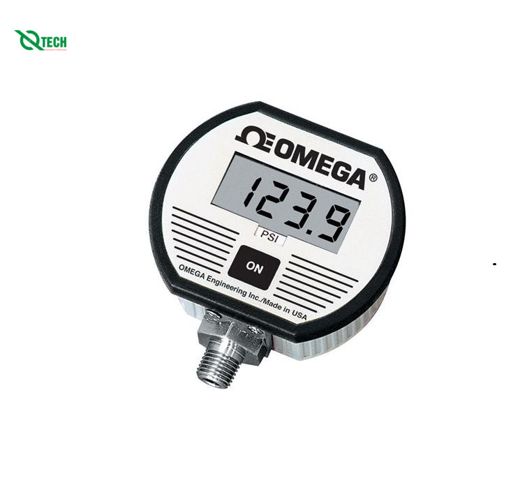 Đồng hồ đo áp suất kỹ thuật số với đầu ra và báo động tùy chọn OMEGA DPG1000AD-250MMHGG (Gauge, 250 mmHg, NPT Male, 1/4 in)