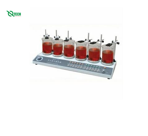 Máy khuấy từ gia nhiệt HINOTEK HJ-6 (Khởi động ~1600 rpm)