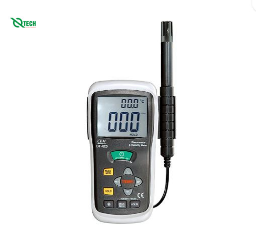 Máy đo Nhiệt độ & Độ ẩm CEM DT-615 (0-100%RH, -20℃-1000℃ Type K)