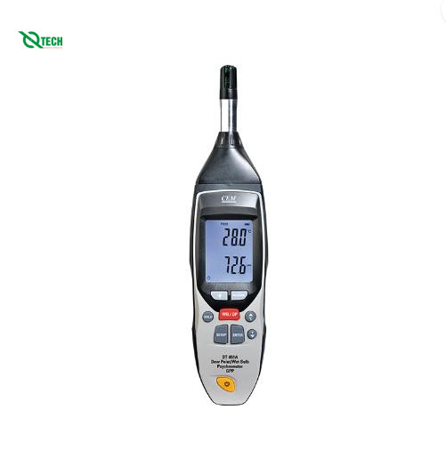 Máy đo nhiệt độ, độ ẩm, áp suất CEM DT-851G (0~100﹪RH, -30~100℃, 700~1100 hPa)
