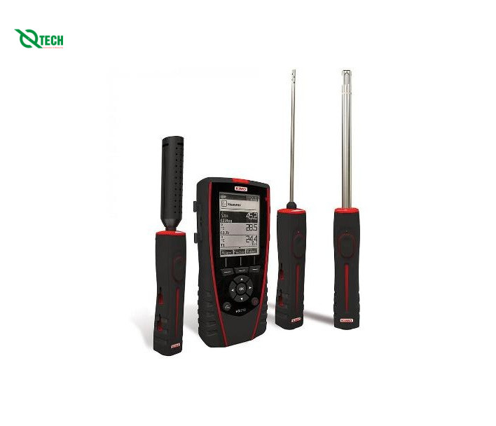 Máy đo nhiệt - độ ẩm chất lượng không khí KIMO HQ210P (HQ210 + đầu dò t°/đọ ẩm/C02 SCOH 112)
