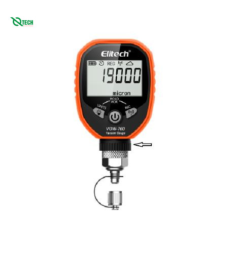 Đồng hồ đo áp suất chân không Elitech VGW-760 (0-19000 micron)