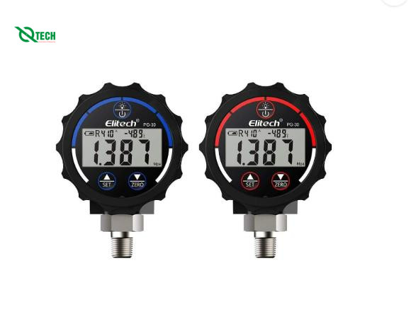 Đồng hồ đo áp suất kỹ thuật số Elitech PG-30 (10°C ~60°C; 35% ~ 85%RH)