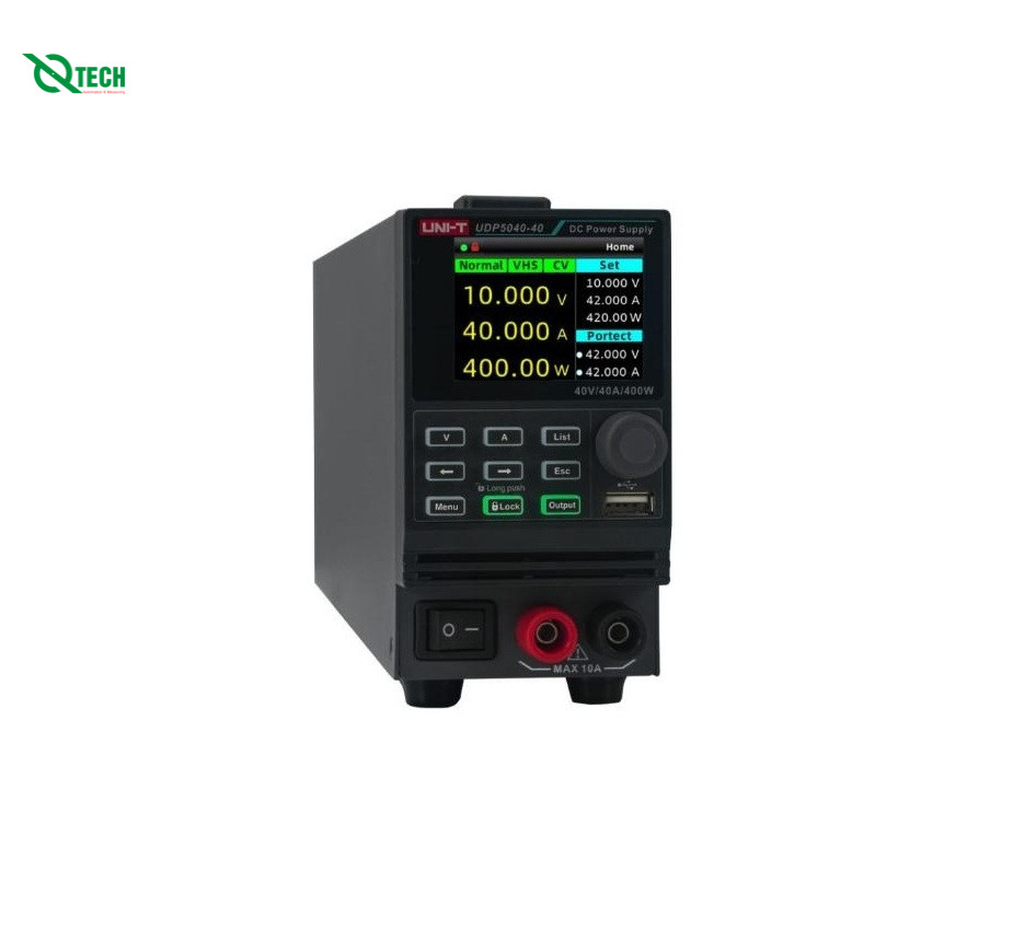 Nguồn DC lập trình UNI-T UDP5160-8 (160V;8A;400W)