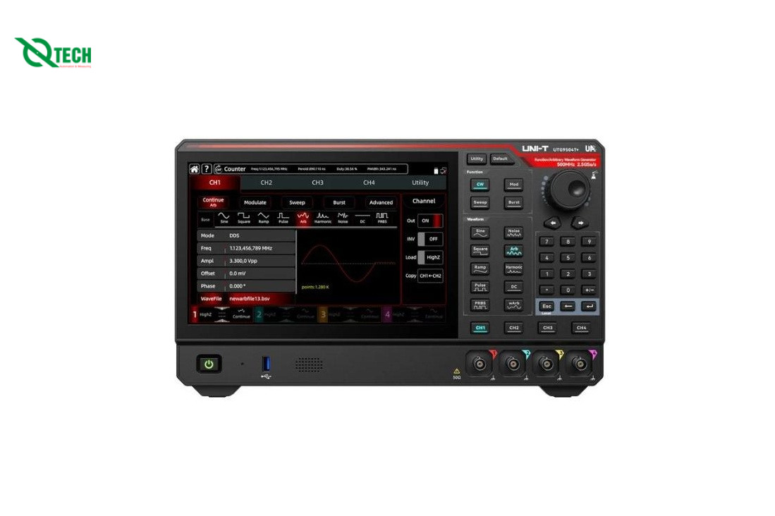 Máy phát hàm/tín hiệu tùy ý UNI-T UTG9354T+ (350MHz, 4CH, 2.5GSa/s)