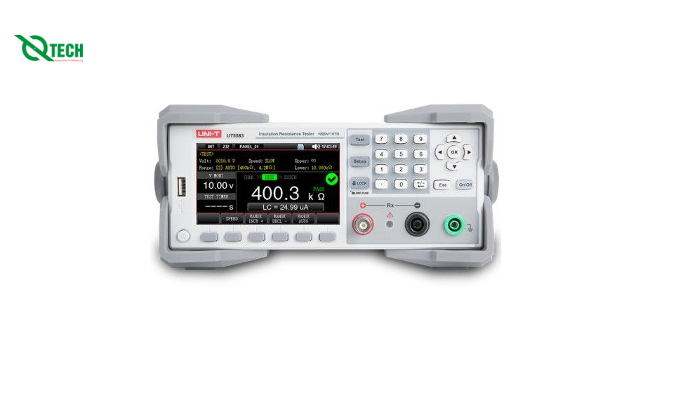 Máy đo điện trở cách điện để bàn UNI-T UT5583 (1 V ~ 1000 VDC, 10 kΩ ~ 10 TΩ, độ chính xác 1%)