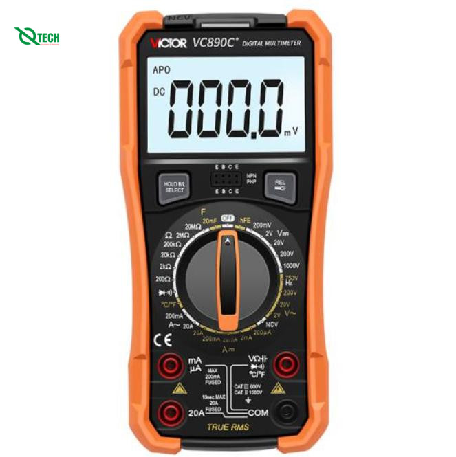 Đồng Hồ Vạn Năng VICTOR VC890C+ (1000VDC, 750VAC, 20ADC/AC, True RMS)
