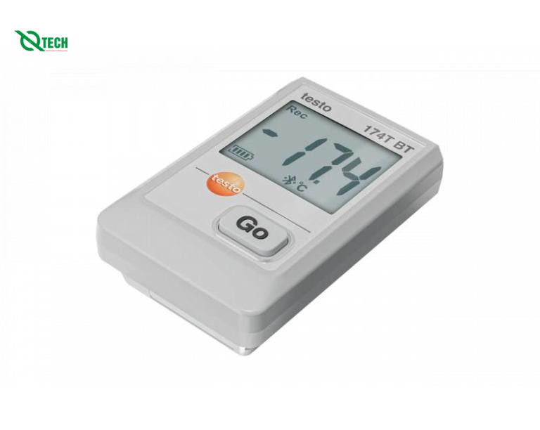 Máy ghi dữ liệu nhiệt độ mini 1 kênh Testo 174T BT (white)