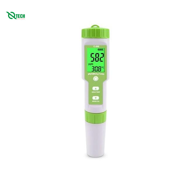 Bút đo 4 trong 1 Total Meter COM200 (4 in 1 pH/ORP/H₂/TEMP COM200)