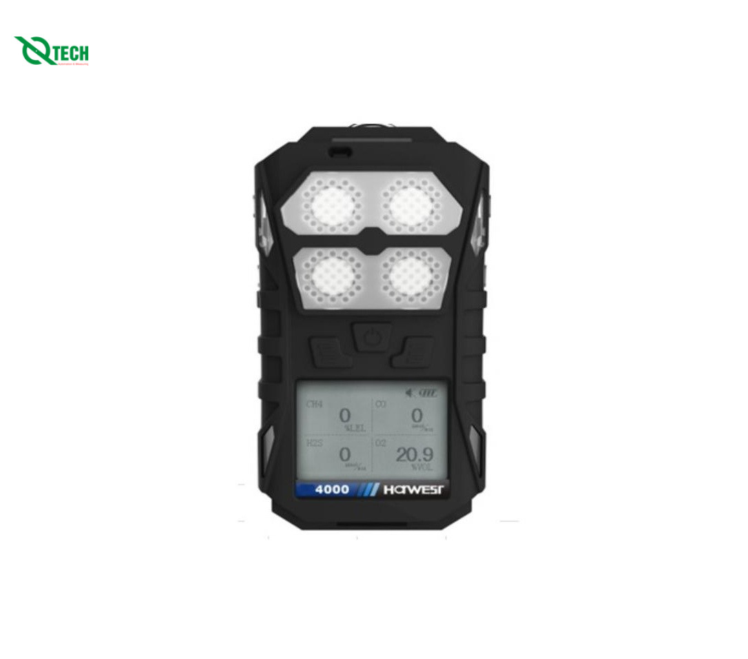 Máy dò đa khí cầm tay Huawei E4000 (O₂: 0–25%VOL, CO: 0–500 ppm, H₂S: 0–100 ppm, Khí cháy: 0–100%LEL)