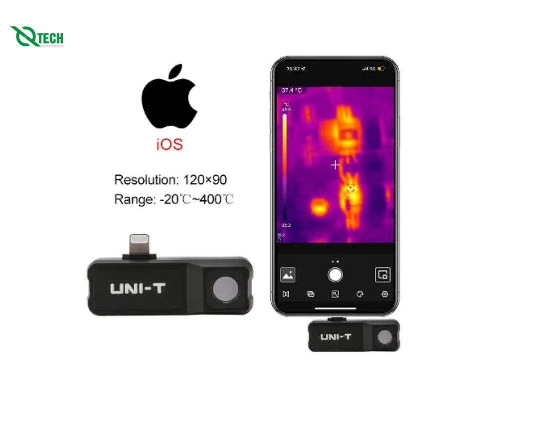 Thiết bị đo nhiệt độ hồng ngoại UNI-T UTi120MS
